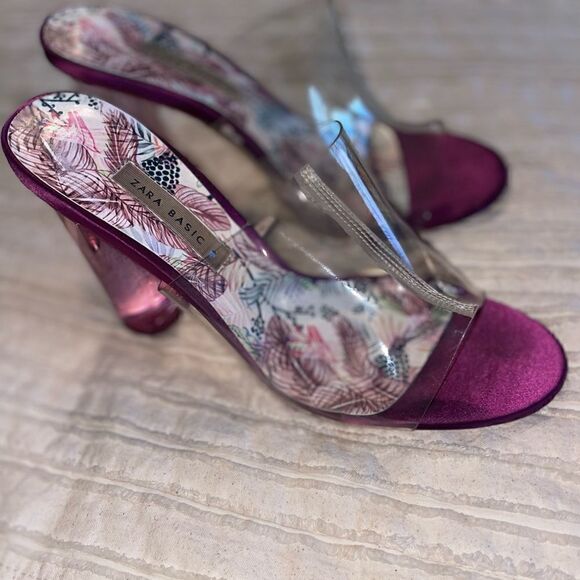 Zara Vinyl Mules, SZ 41/US 10 - Picture 6 of 9